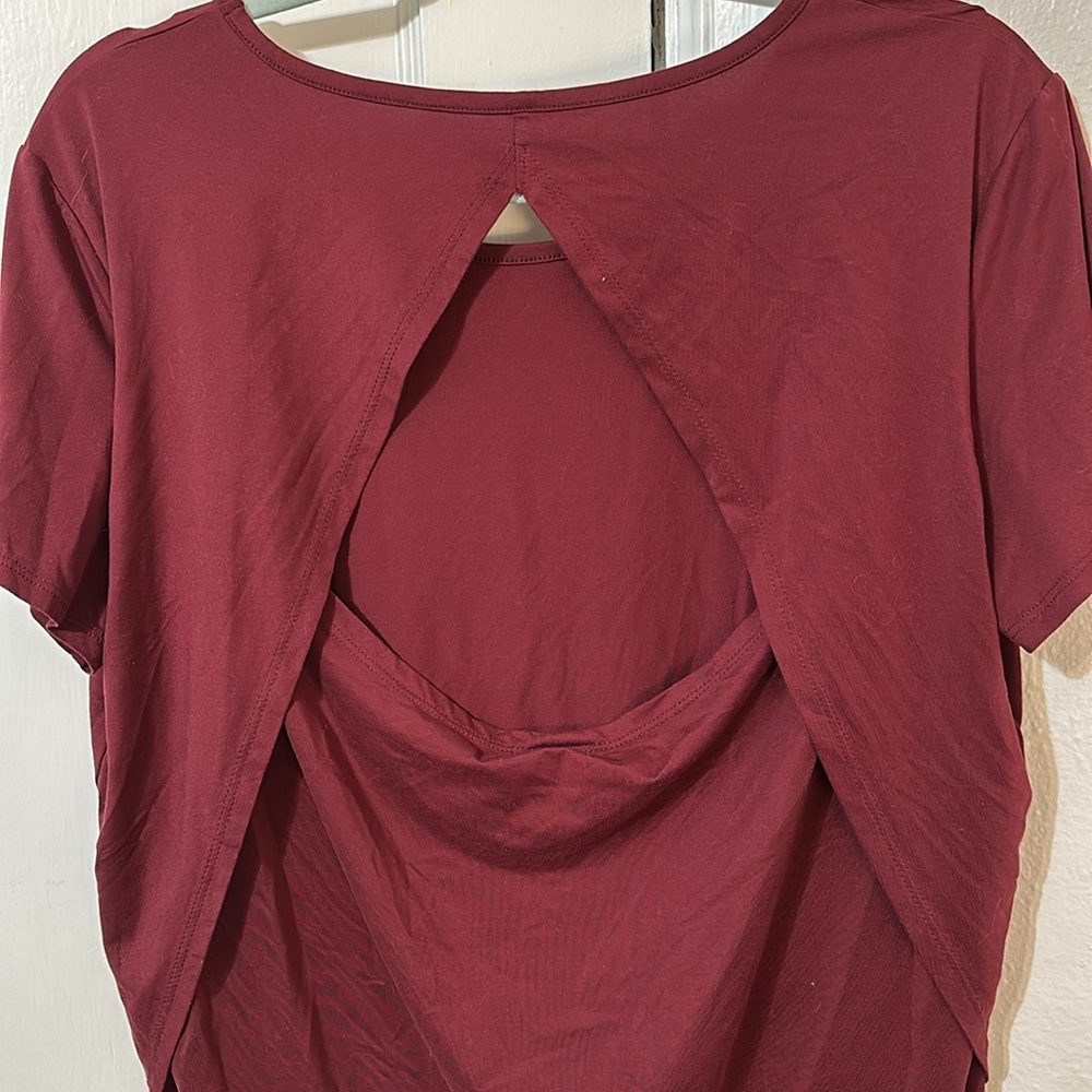 Champion Open back yoga top